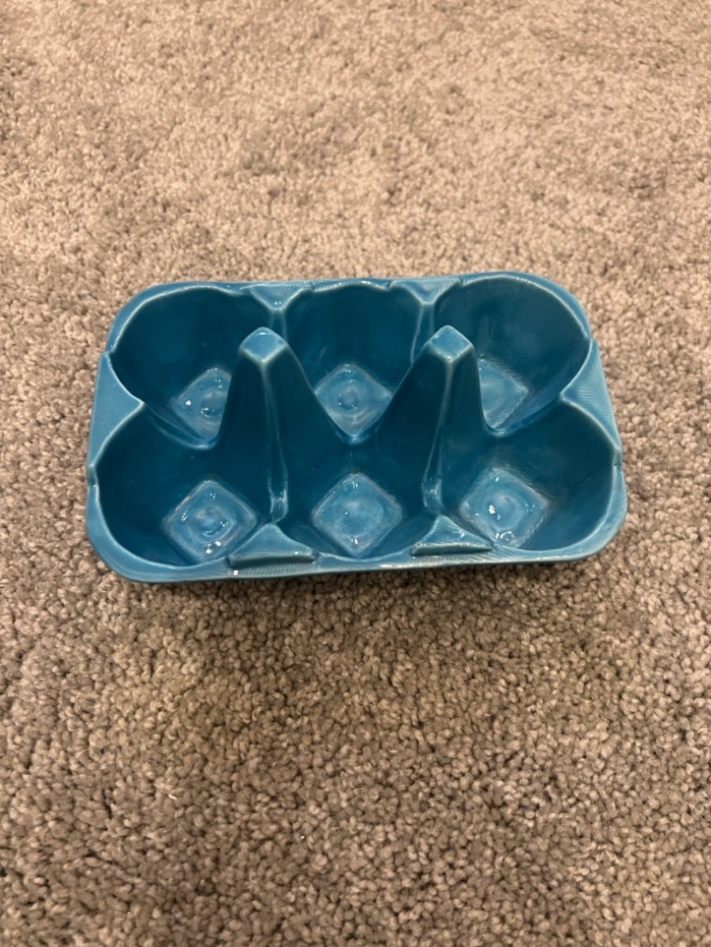 Anthropologie Ceramic Half Dozen Egg Holder